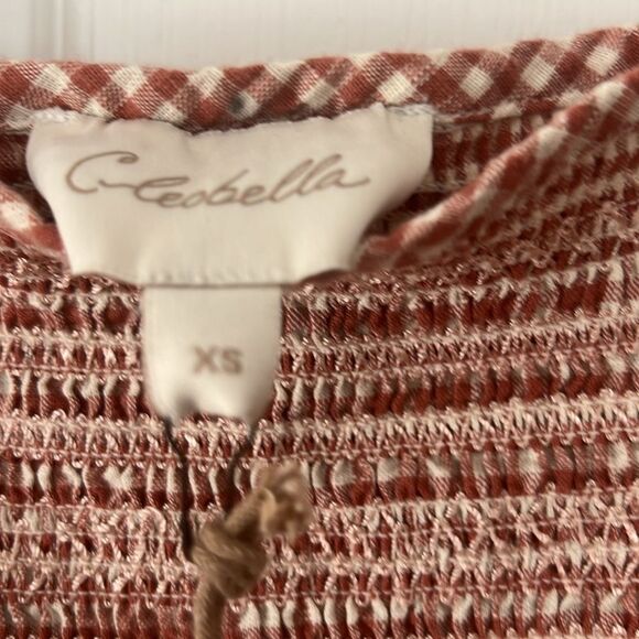 Cleobella Salma Midi Dress - Rose Gingham - Picture 3 of 7